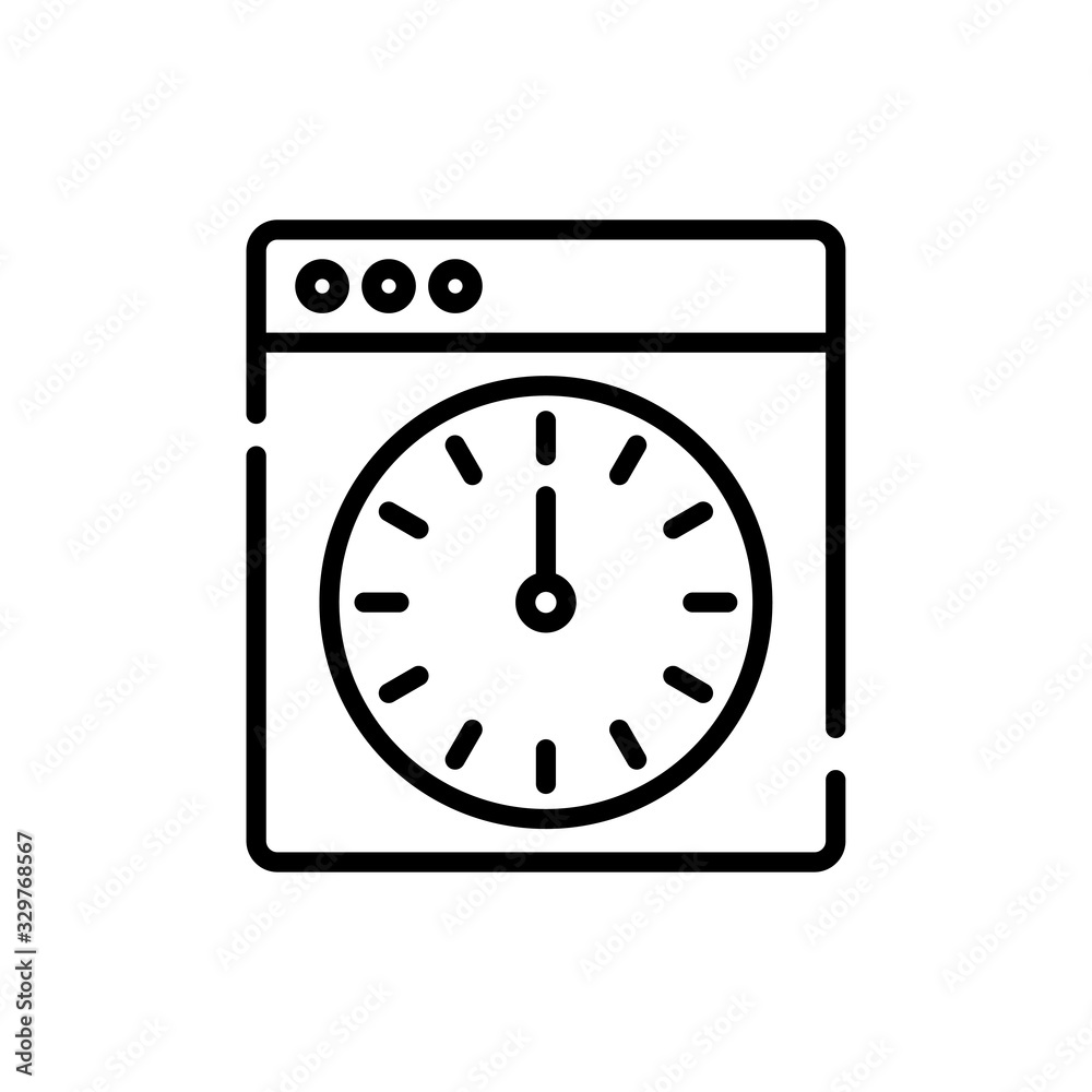Page Optimization icon Vector illustration Line Design and Development style icon Page Optimization icon Vector illustration Line Design and Development style icon