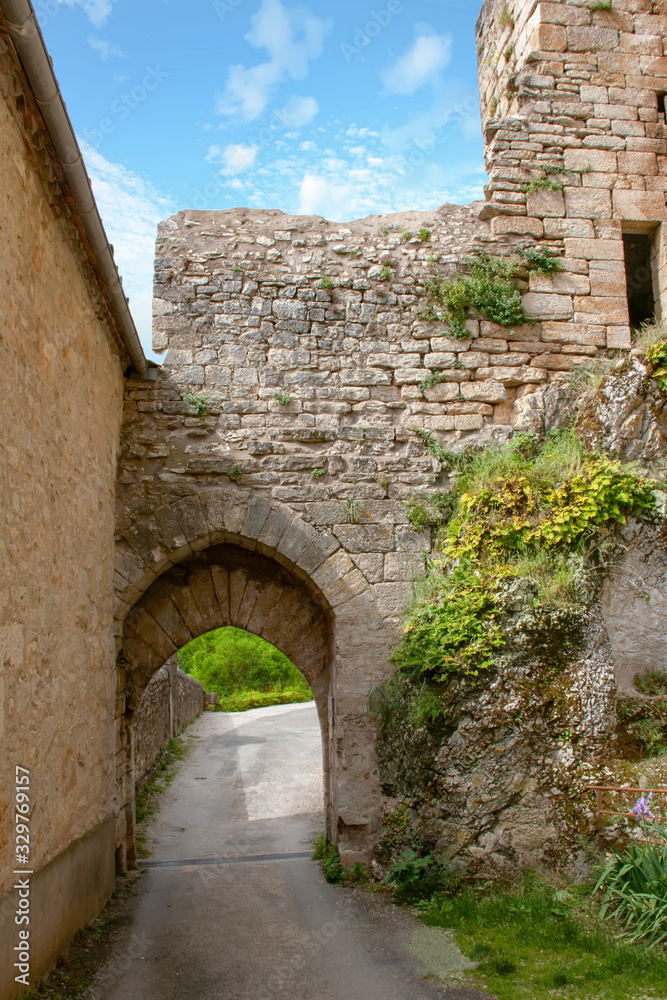 Rocamadour. Porte Cabilière, entrée sur la cité religieuse. Lot. Occitanie Rocamadour. Porte Cabilière, entrée sur la cité religieuse. Lot. Occitanie