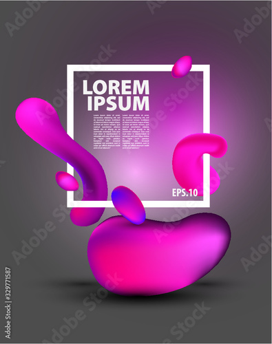 Abstract geometric patterns. Splash color, minimal design, vector illustration. colored backgrounds for posters, covers, cards, brochures, banners. eps.10