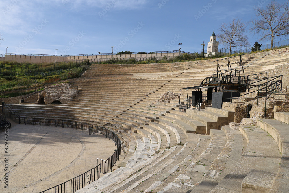 Roman Theatre of Carthage, Tunisia