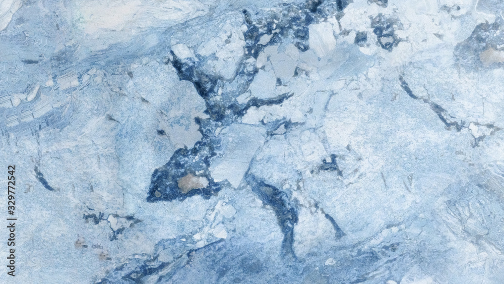 Blue white marble granite natural stone texture background