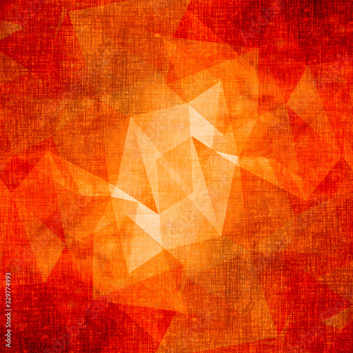 bright orange triangle background texture