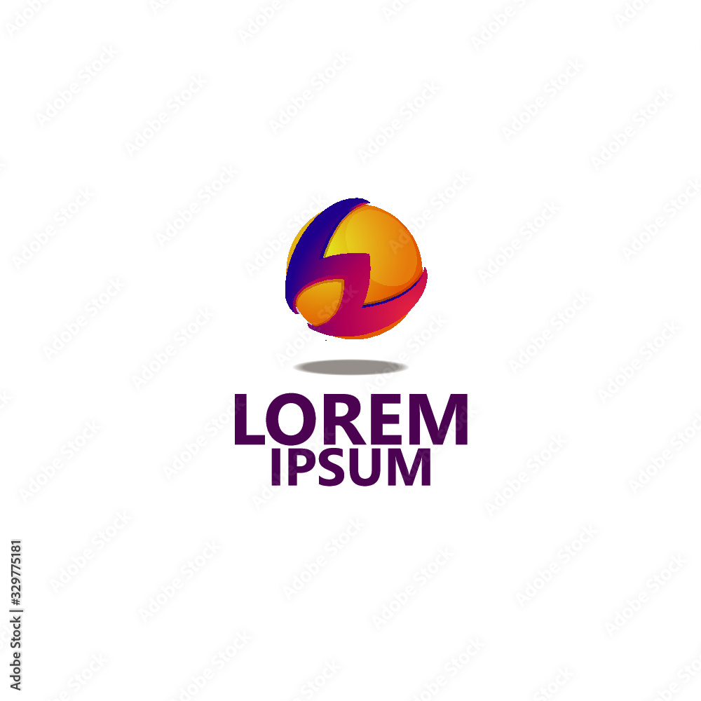 COMPANY LOGO 3D, Modern abstract design vector element for identity, logotype or icon. COMPANY LOGO 3D, Modern abstract design vector element for identity, logotype or icon.