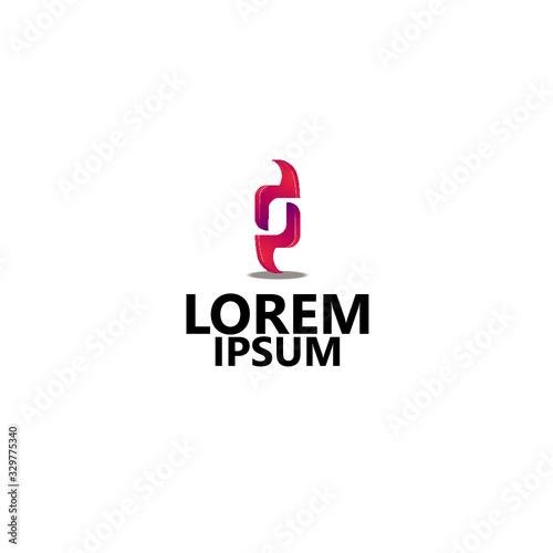 COMPANY LOGO 3D  Modern abstract design vector element for identity  logotype or icon. 