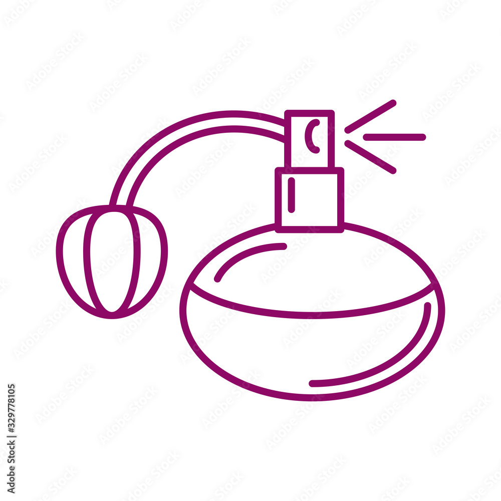 Obraz premium bottle spray, line style icon