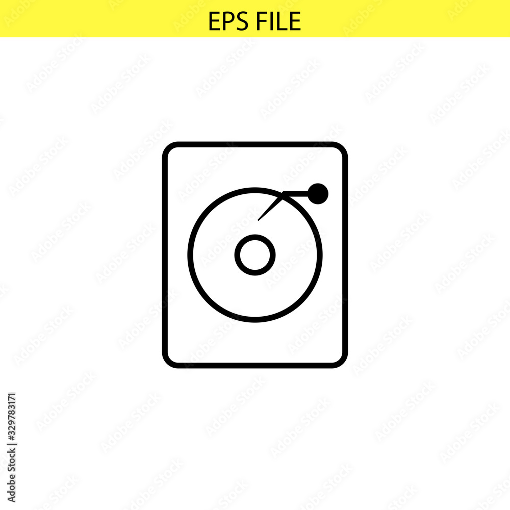 Backup system, hard disk icon. EPS vector file Backup system, hard disk icon. EPS vector file