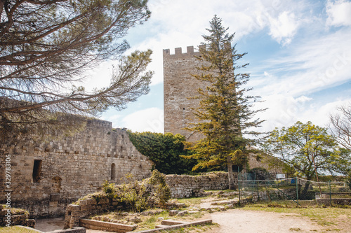 Castello di lombardia in Enna Sicily, Italy