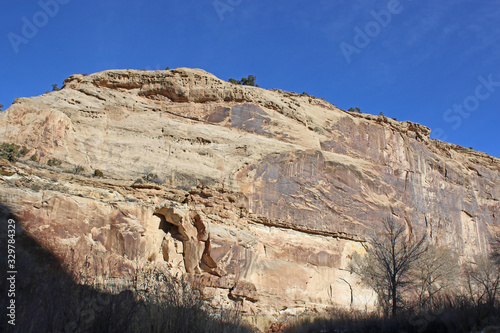 Capitol Reef National Park  Utah  in winter