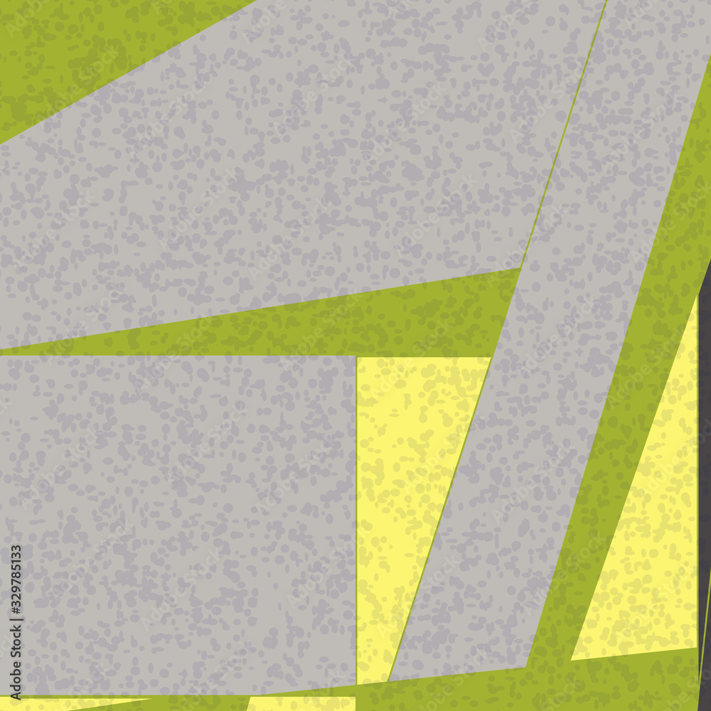 Fototapeta premium Abstract Random Color Poligones Generative Art background illustration