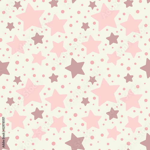 Sparkling stars icons pattern. Colorful stars seamless background. Seamless pattern vector illustration