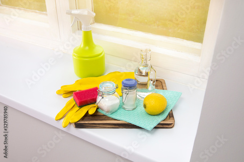 Obraz na plátně Natural cleaners concept