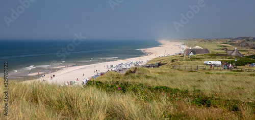 Sylt, beach and dunes on the Red Cliff