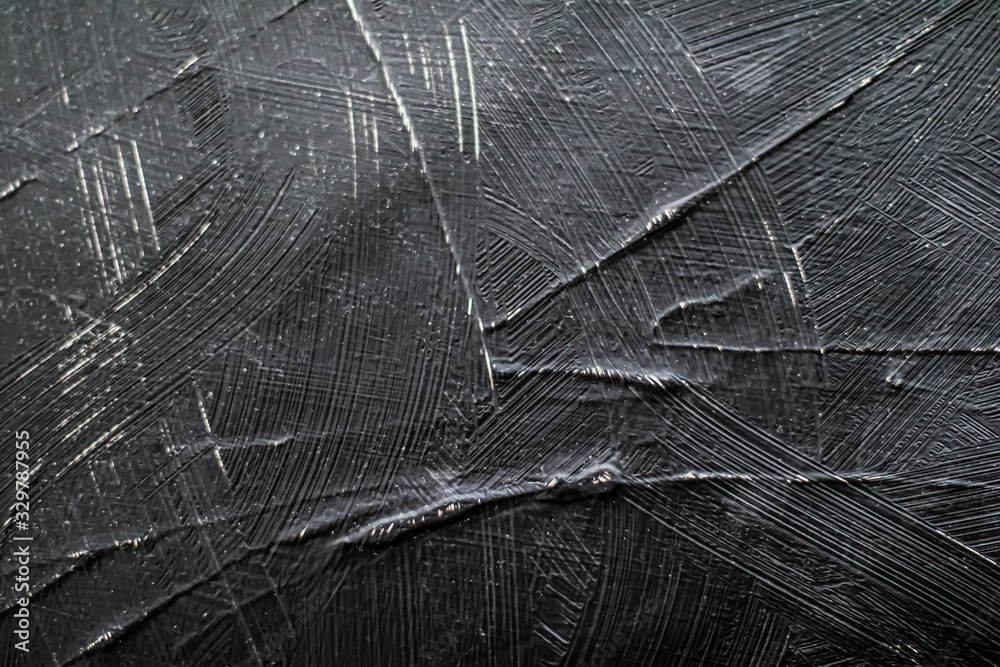 Dark gray background, charcoal paint texture as abstract backdrop Stock  Photo | Adobe Stock