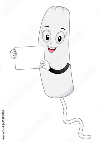 Mascot Tampon Board Illustration