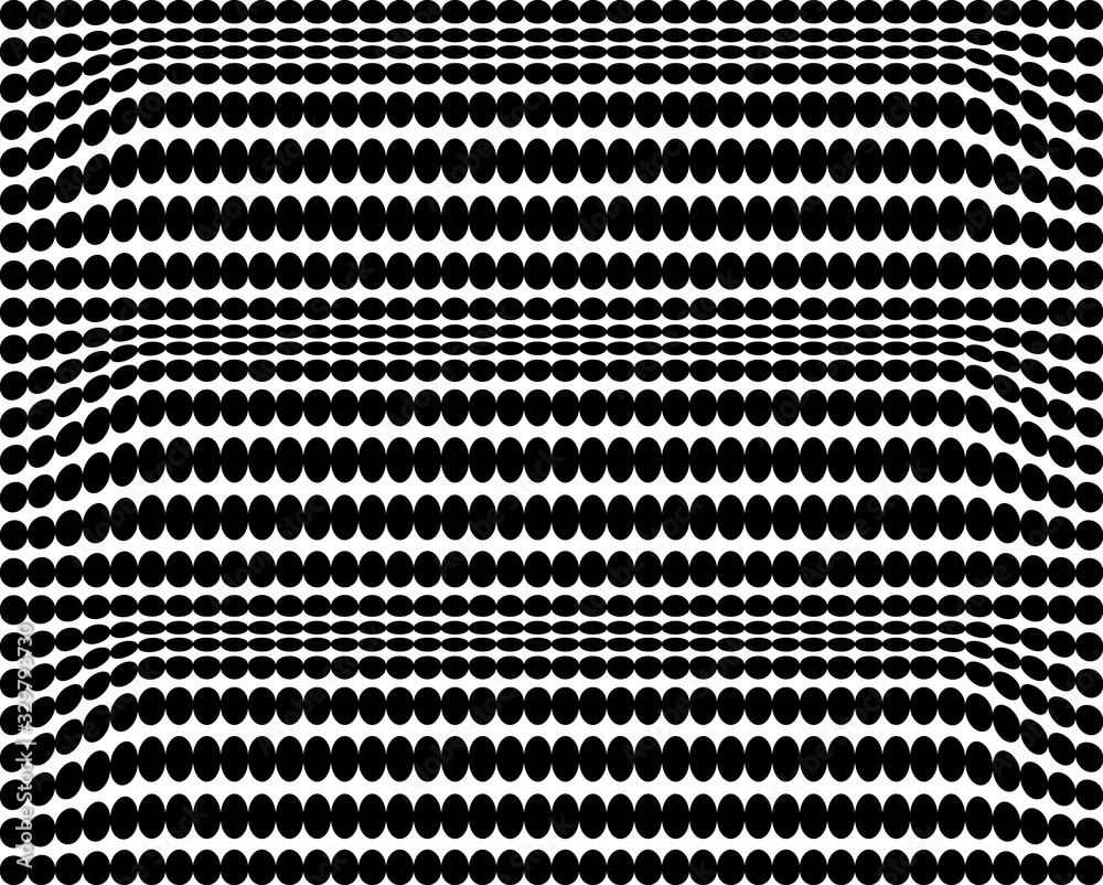 abstract black background with circle shape. curve movement flat design. minimalist black polka dot wallpaper