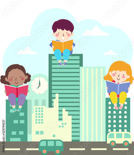 Kids City Buildings Book Re...