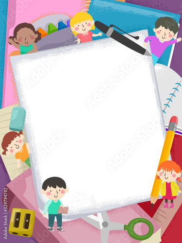 Kids School Supplies Paper ...