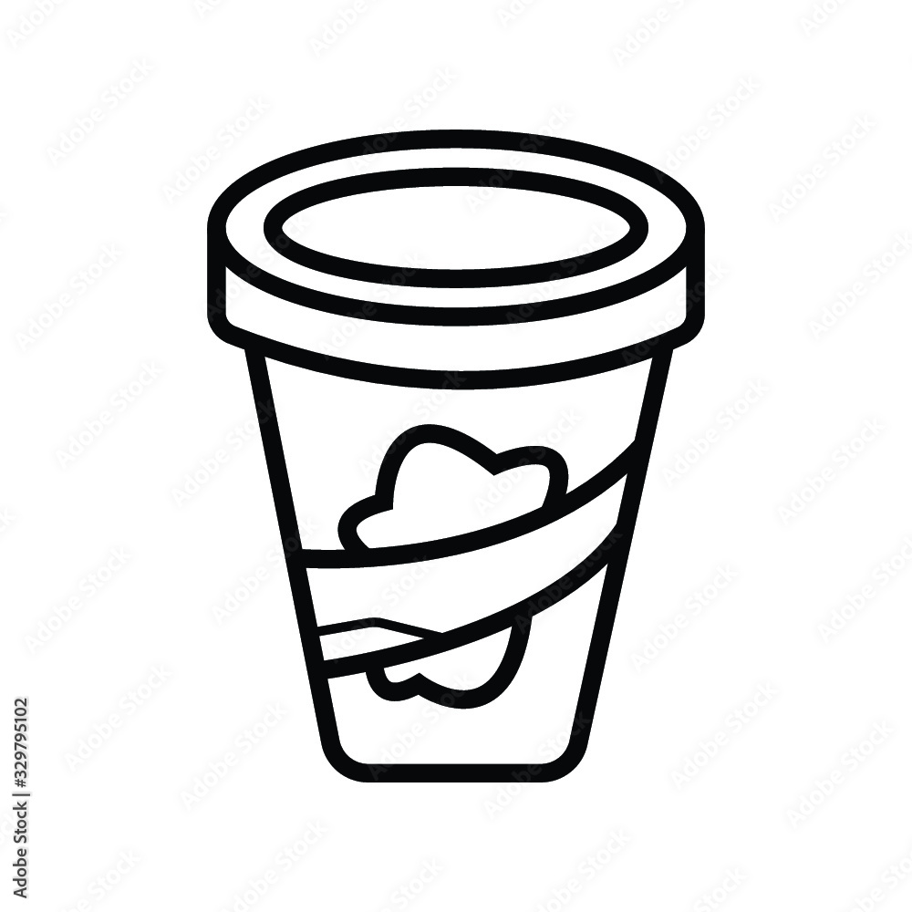 Hot drinks as coffee or tea icon Hot drinks as coffee or tea icon
