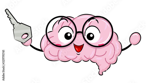 Mascot Brain Unlock Illustr...