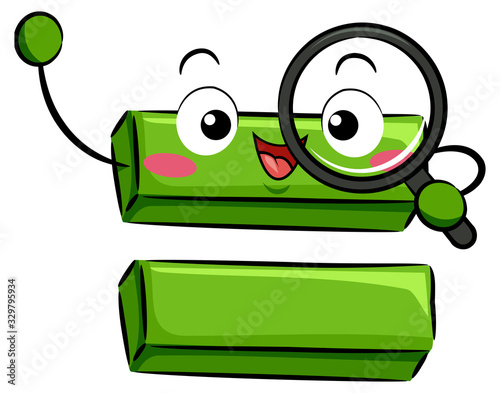 Mascot Equal Sign Magnifyin...