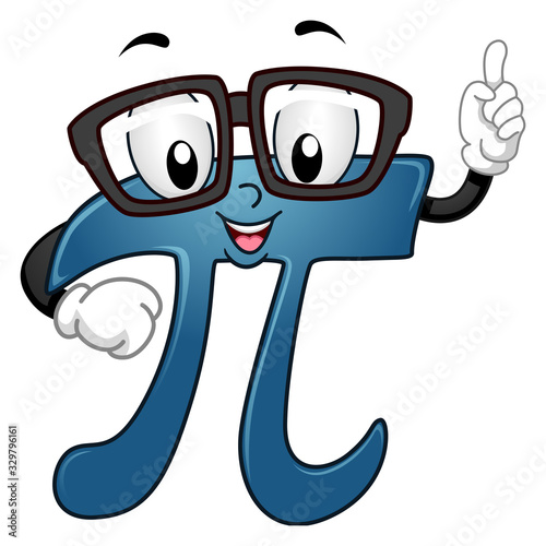 Mascot Pi Did You Know Illustration