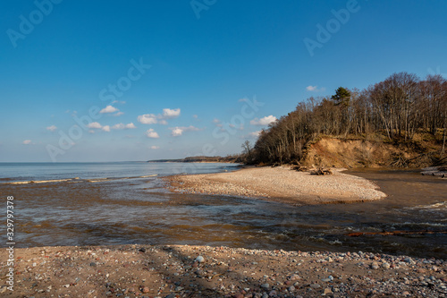 Wallpaper Mural Small river flowing to the Baltic sea. Torontodigital.ca
