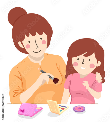 Mom Teen Kid Teach How To M...