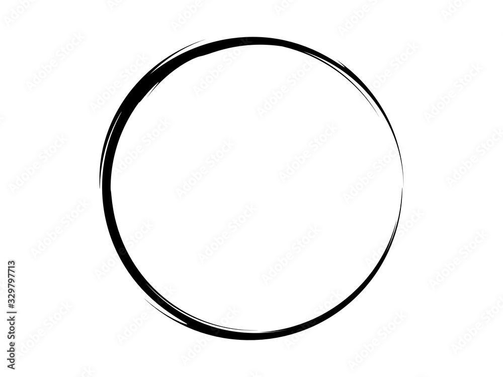 Grunge circle made for your project.Grunge black isolated circle on a white background. Grunge circle made for your project.Grunge black isolated circle on a white background.
