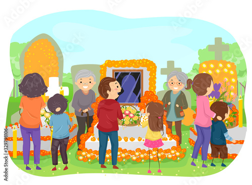 Family Day Of The Dead Ceme...