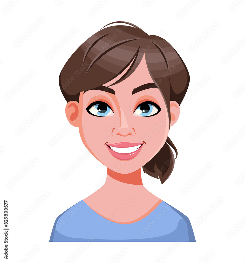 Face expression of beautiful business woman Face expression of beautiful business woman