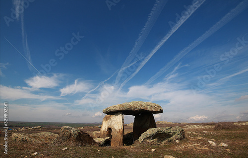 Obraz na płótnie sewn stone dolmen