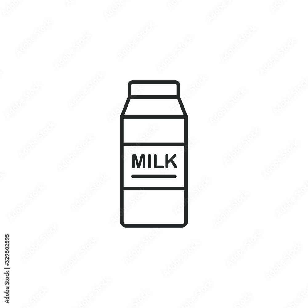 milk icon vector sign isolated for graphic and web design. milk bottle symbol template color editable on white background milk icon vector sign isolated for graphic and web design. milk bottle symbol template color editable on white background