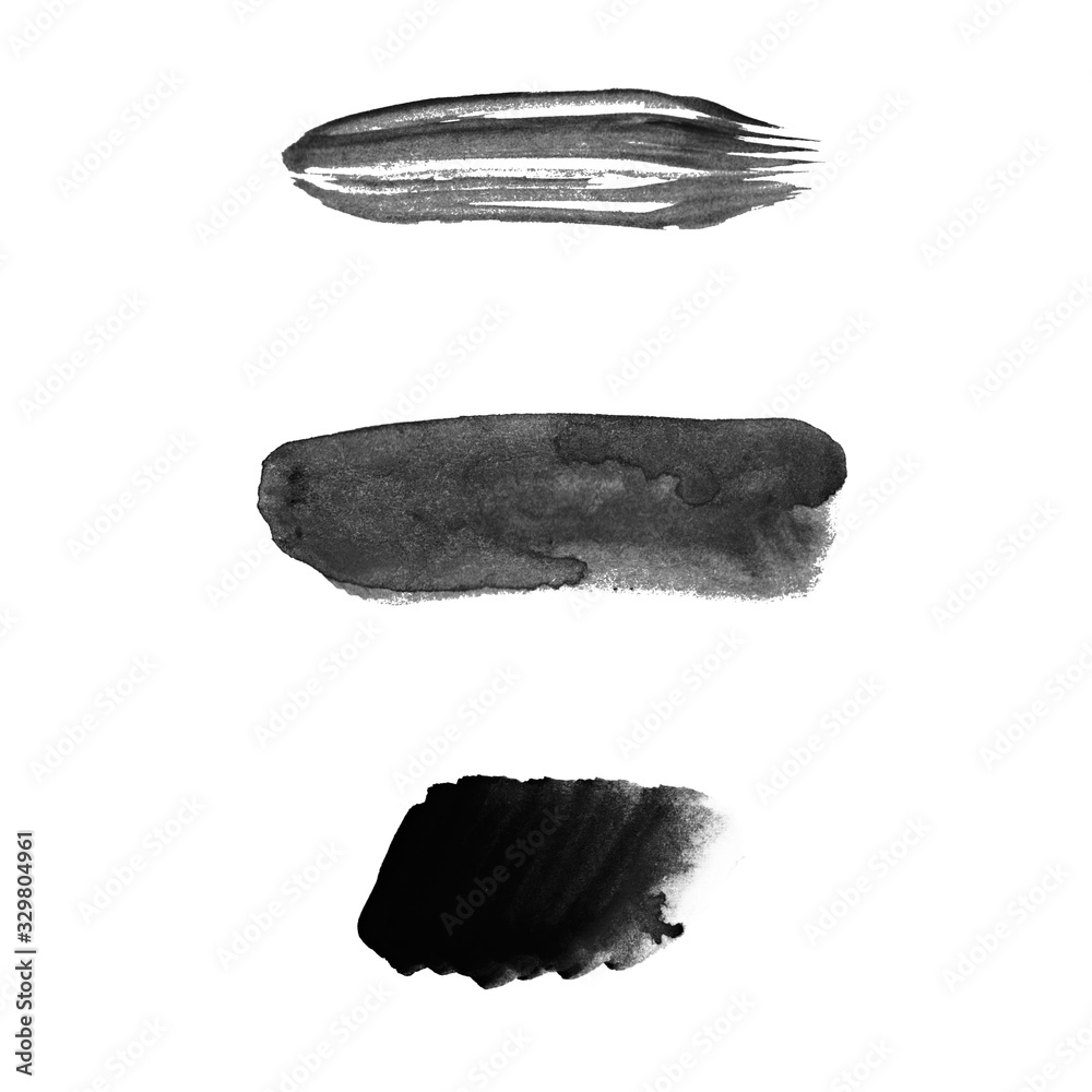 Brush spots. Hand drawn brush splash. Real paint strokes. Graphic resources Brush spots. Hand drawn brush splash. Real paint strokes. Graphic resources