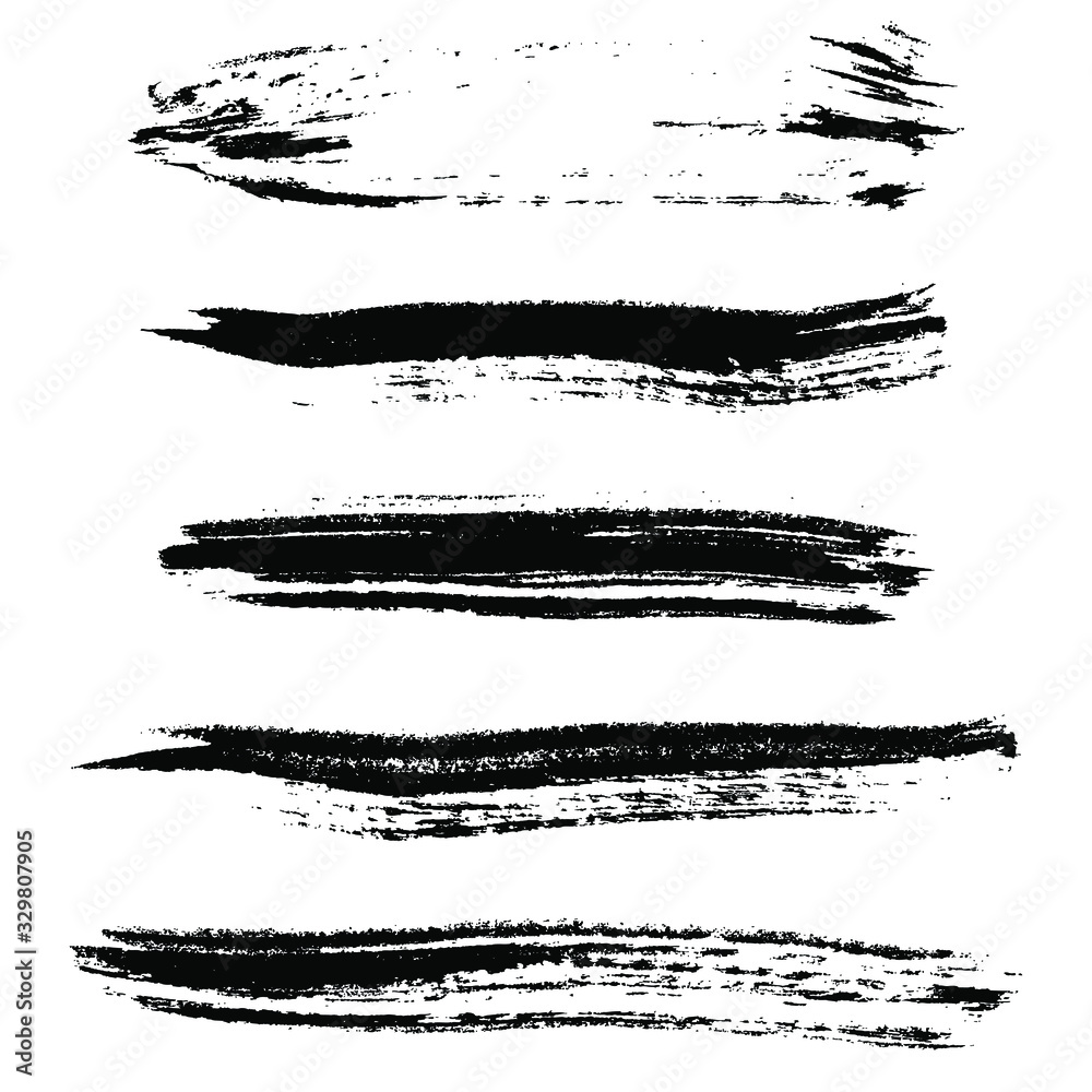 Vector brush strokes. Hand drawn brush splash. Real paint strokes. Graphic resources. Dry brush Vector brush strokes. Hand drawn brush splash. Real paint strokes. Graphic resources. Dry brush
