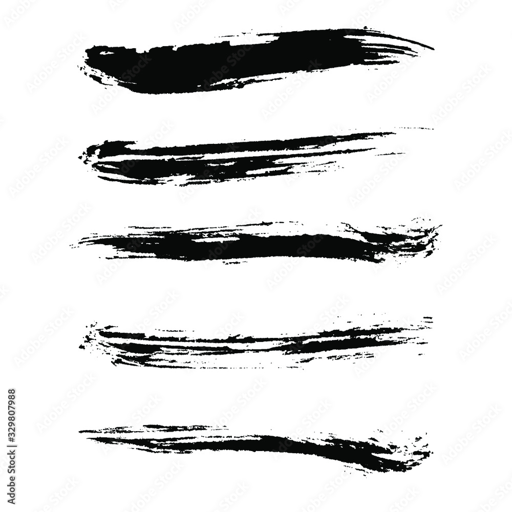 Vector brush strokes. Hand drawn brush splash. Real paint strokes. Graphic resources. Dry brush Vector brush strokes. Hand drawn brush splash. Real paint strokes. Graphic resources. Dry brush