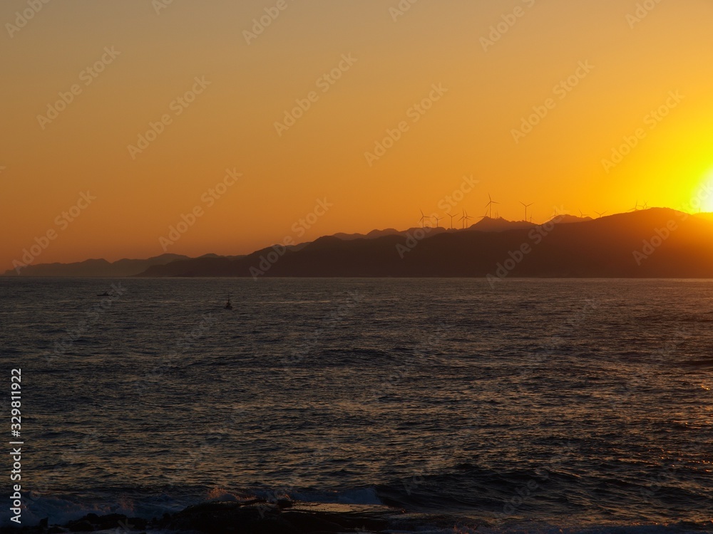 Fototapeta premium 夕暮れの南伊豆の海