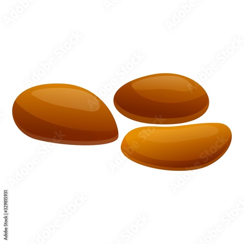 Parasite cells icon. Cartoon of parasite cells vector icon for web design isolated on white background