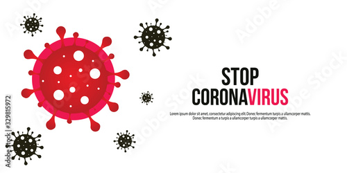 Coronavirus 2019-nCov novel coronavirus concept resposible for asian flu outbreak and coronaviruses influenza as dangerous flu strain cases as a pandemic. Microscope virus close up.