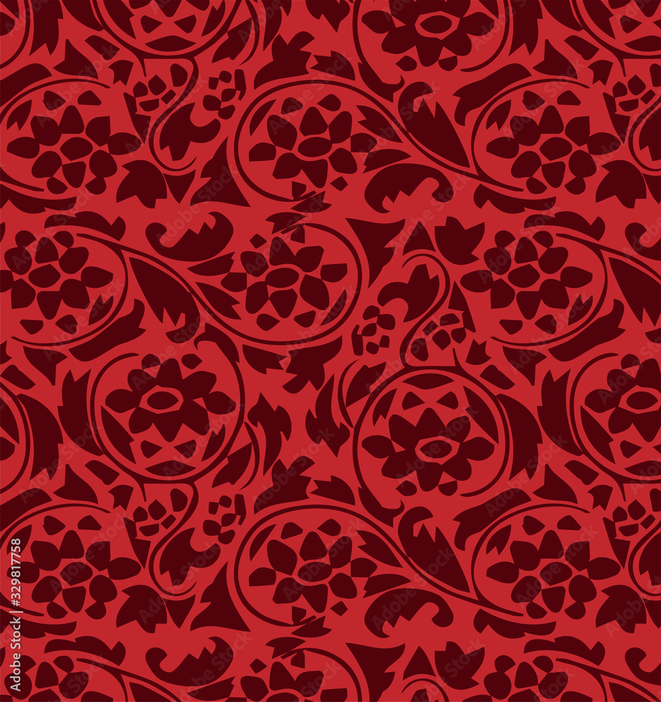 chinese geometry vector seamless pattern oriental red chinese geometry vector seamless pattern oriental red
