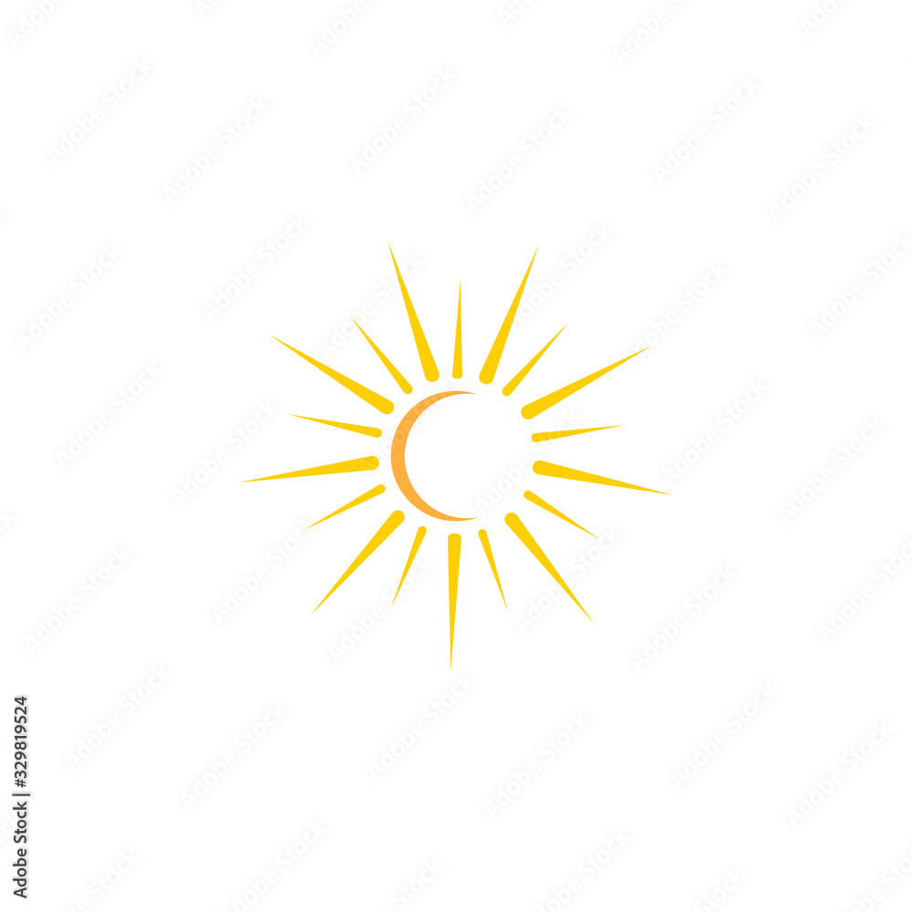 Sun Vector illustration Icon Logo Template design Sun Vector illustration Icon Logo Template design