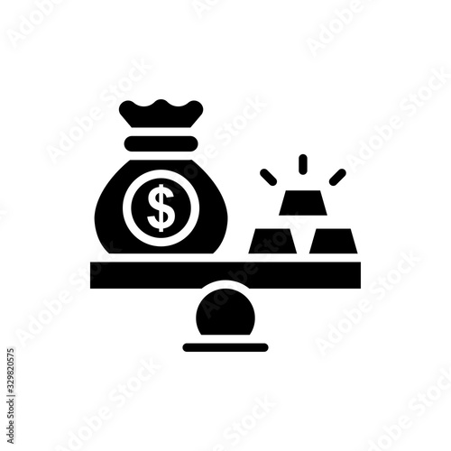 Funds Recevice vector Glyph Icon Style Illustration    