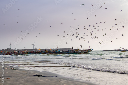 Beach in Tanji Gambia photo