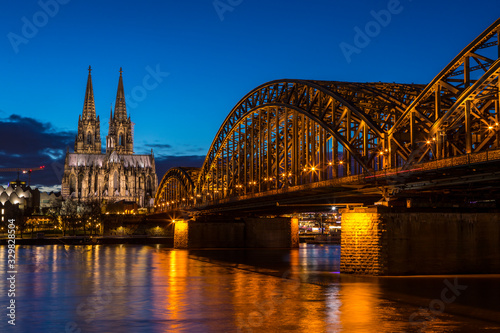 Cologne Cathedral and the Hohenzollern Bridge