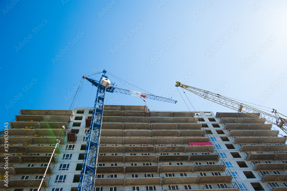 Construction of multi-storey residential building Construction of multi-storey residential building