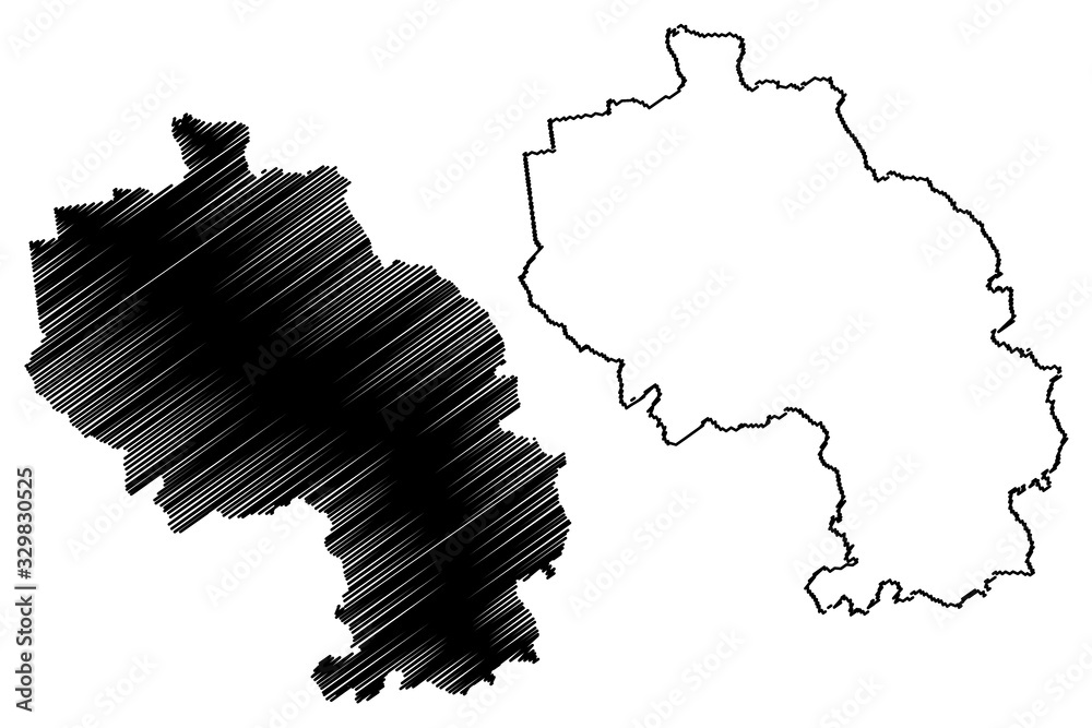 Aizpute Municipality (Republic of Latvia, Administrative divisions of Latvia, Municipalities and their territorial units) map vector illustration, scribble sketch Aizpute map