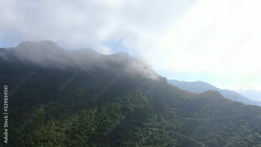 Mountain And Forests Under Cloudy Sky Mountain And Forests Under Cloudy Sky