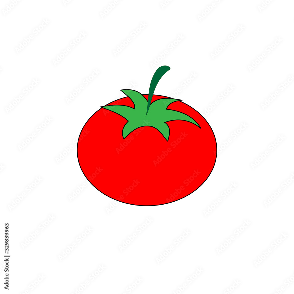 Tomato. Isolated vegetables. Vector illustration Tomato. Isolated vegetables. Vector illustration