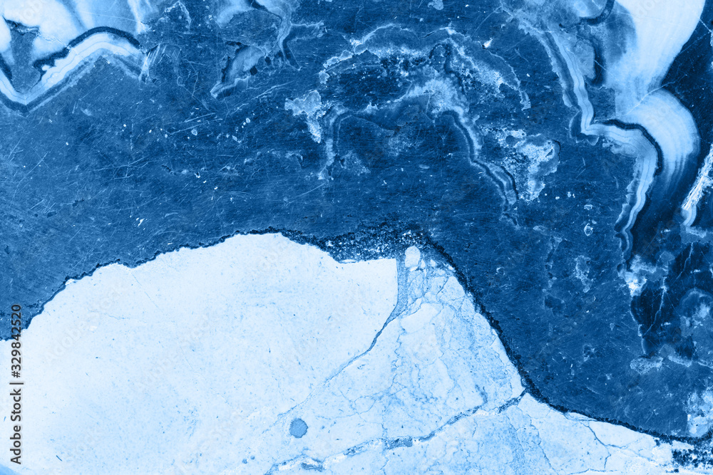 Cross section of abstract fantasy mineral, color of the year 2020 pantone classic blue 19-4052 Cross section of abstract fantasy mineral, color of the year 2020 pantone classic blue 19-4052