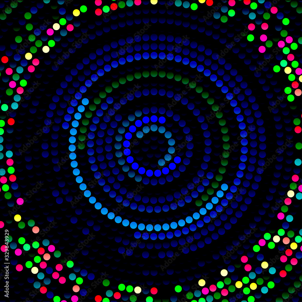 Abstract mosaic background with round shapes Abstract mosaic background with round shapes