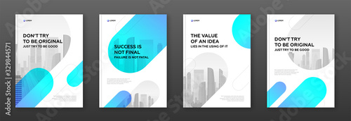 Corporate brochure cover design template for business. Good for annual report, magazine cover, poster, company profile cover
